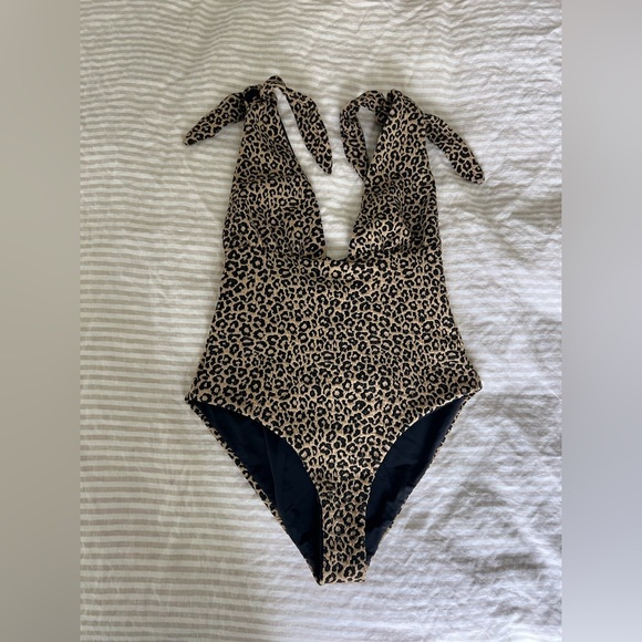Mara Hoffman Daphne One-Piece – Leopard Print, Size S, NWOT - Picture 4 of 6